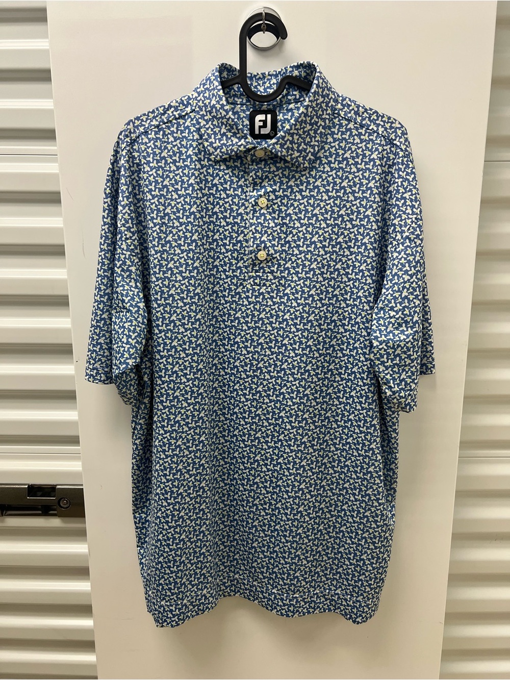 FootJoy Blue & White Floral Polo